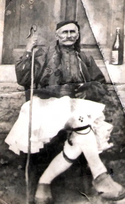 Greek Fustanella - Vervena, Arcadia, Greece, 1920
