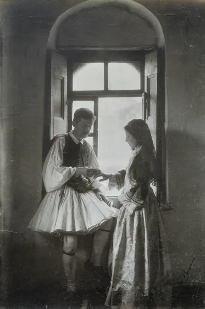 Frédéric Boissonnas - Arrhavonas (The Engagement), Greece, circa 1910, 1910