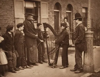 Italian Street Musicians, London, 1876