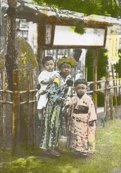 A Group of Children, 1915
