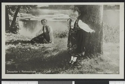 National costumes of Norway, pictured by Astrid Nyblin, 1902, 1902