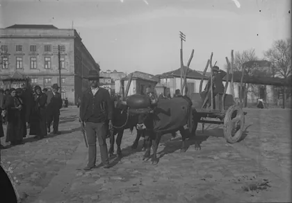 Paysans aux environs de Porto, 1905
