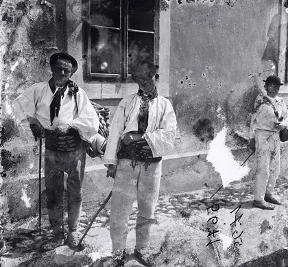 Tót népviselet. Fortepan 86783, 1906