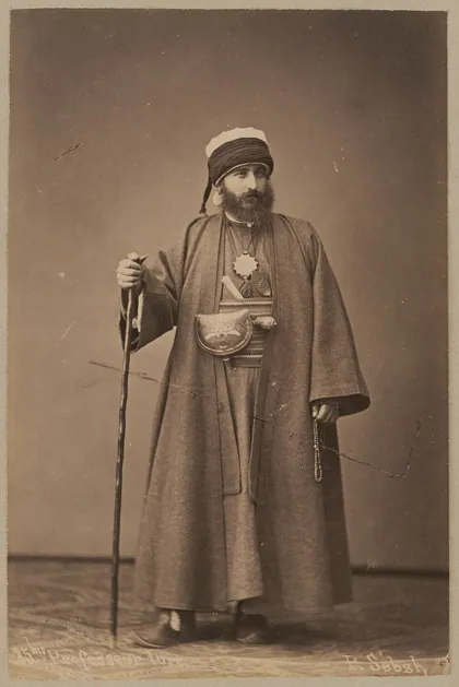 Professeur turc by Pascal Sébah, c. 1870-1886, from the Digital Commonwealth - c, 1870