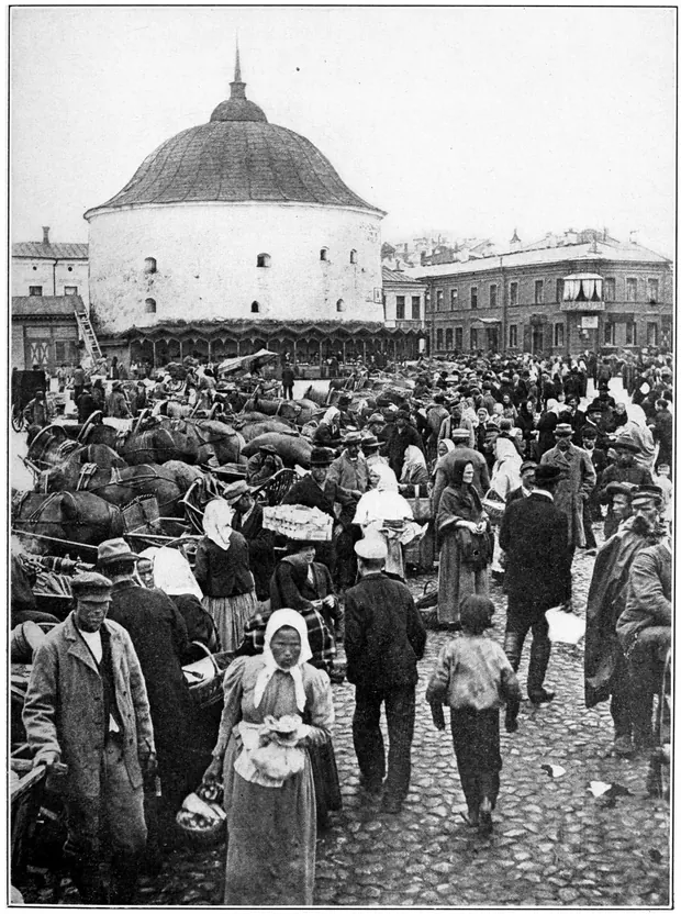 The market, Sofia, 1905