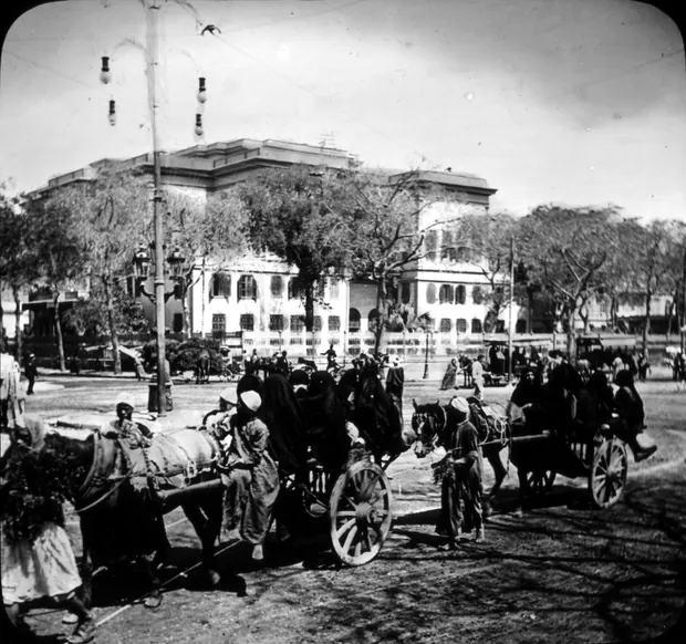 Street life in Cairo, Cairo, 1915