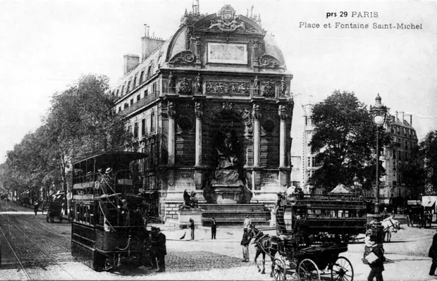 Place St-Michel, Paris, 1900