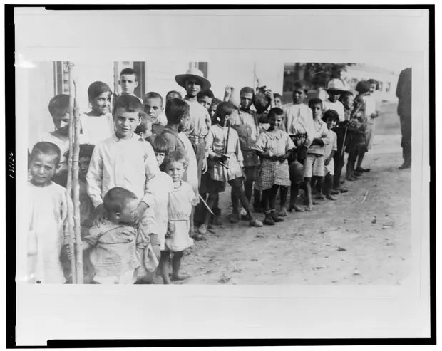 Refugee children from Anatolia, Athens, 1923