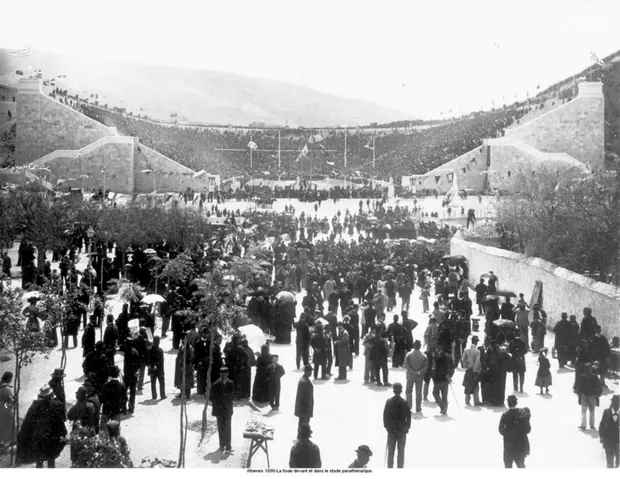 The Panathenaic Stadium, Athens, 1896