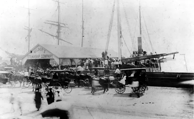 Honolulu Harbor, Honolulu, 1890