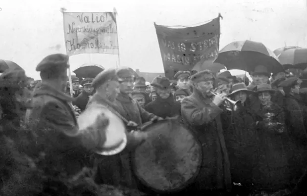 Congratulating the Assembly, Kaunas, 1920