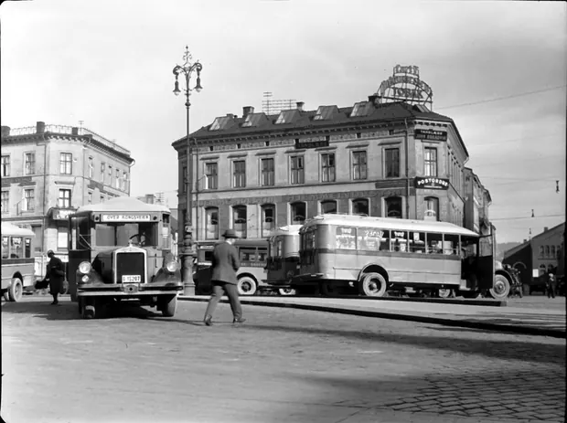 Street scene, Oslo, Oslo, 1930