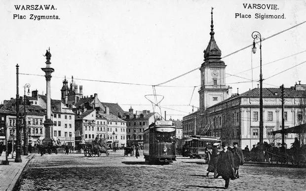 Castle Square, Warsaw, 1910