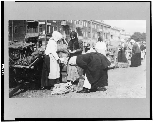 The market woman, Moscow, 1918