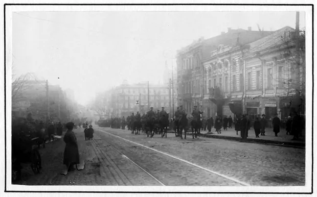 The German procession, Kyiv, 1918