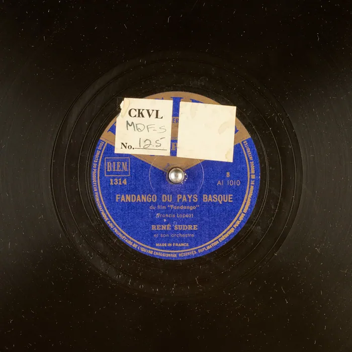 Original record for FANDANGO DU PAYS BASQUE