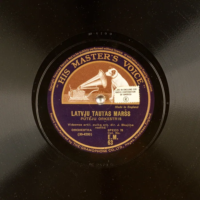Original record for LATVJU TAUTAS MARŠS