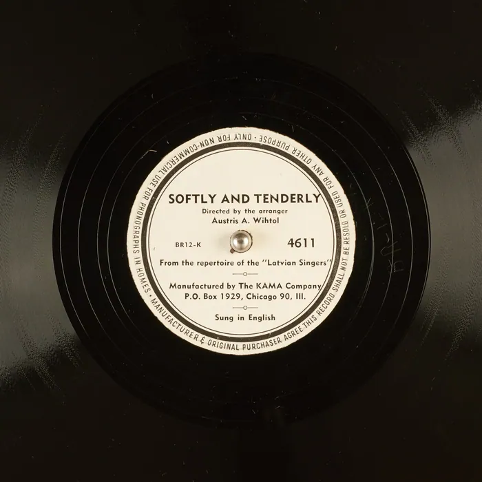 Original record for SOFTLY AND TENDERLY