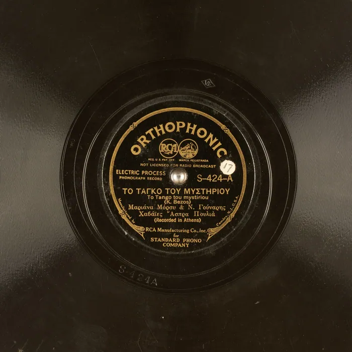 Original record for To Tango tou mystiriou