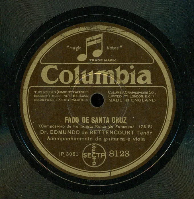 Original record for Fado de Santa Cruz