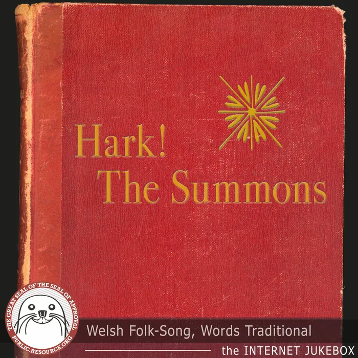 Songbook page, 1922 for Hark! The Summons