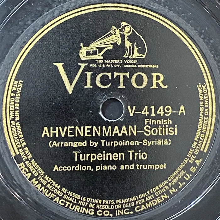 Original record for Ahvenanmaan (Sotiisi), Finnish
